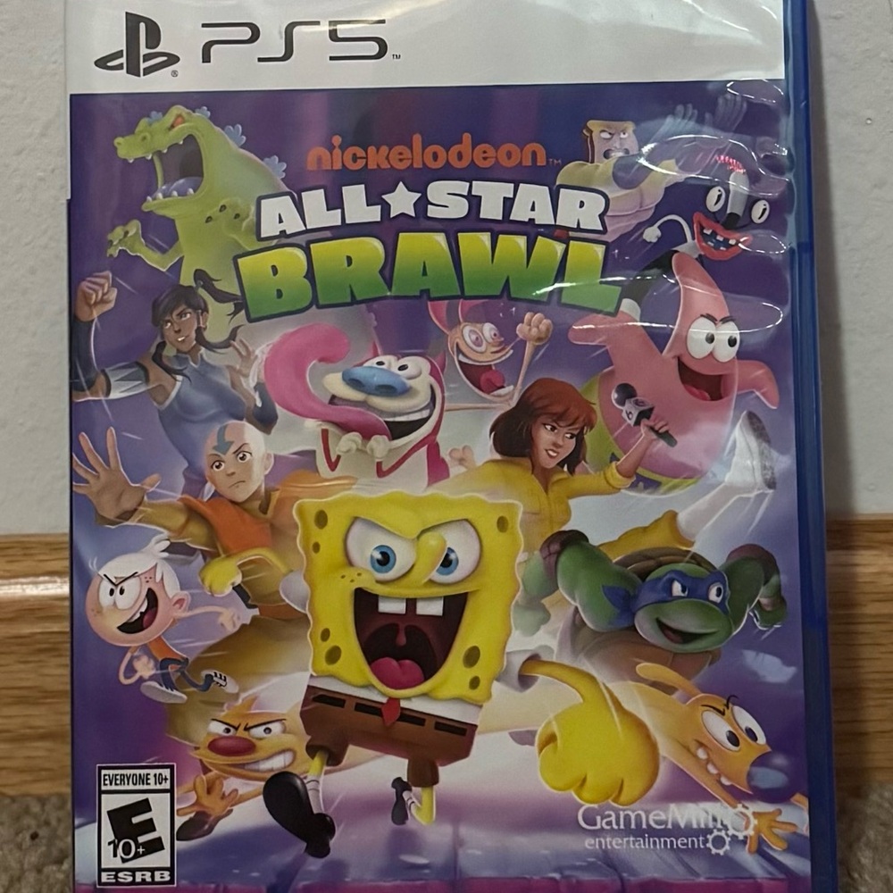 Nickelodeon All-Star Brawl for PS5 - Purple and Blue Case